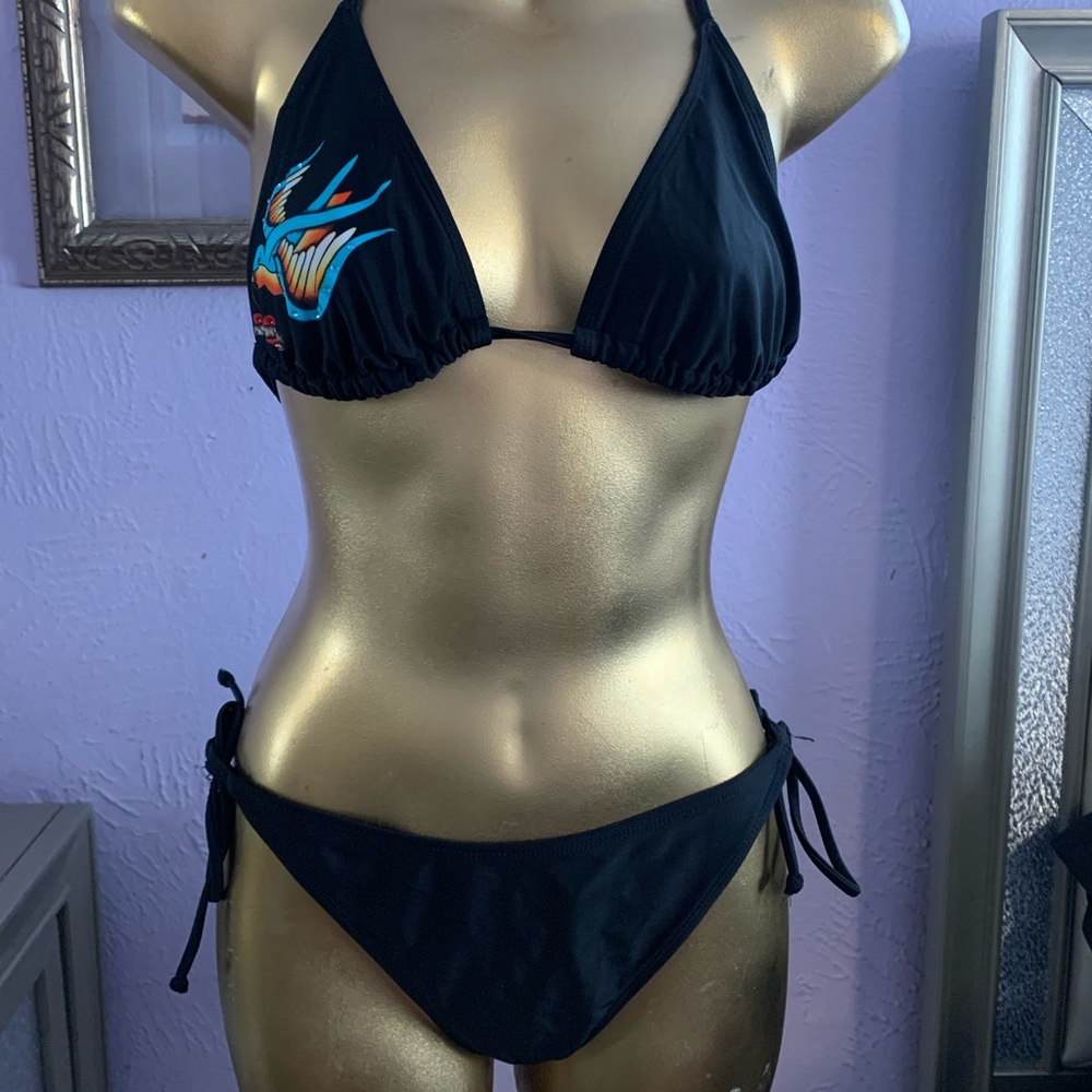 Black Bikini with bird design